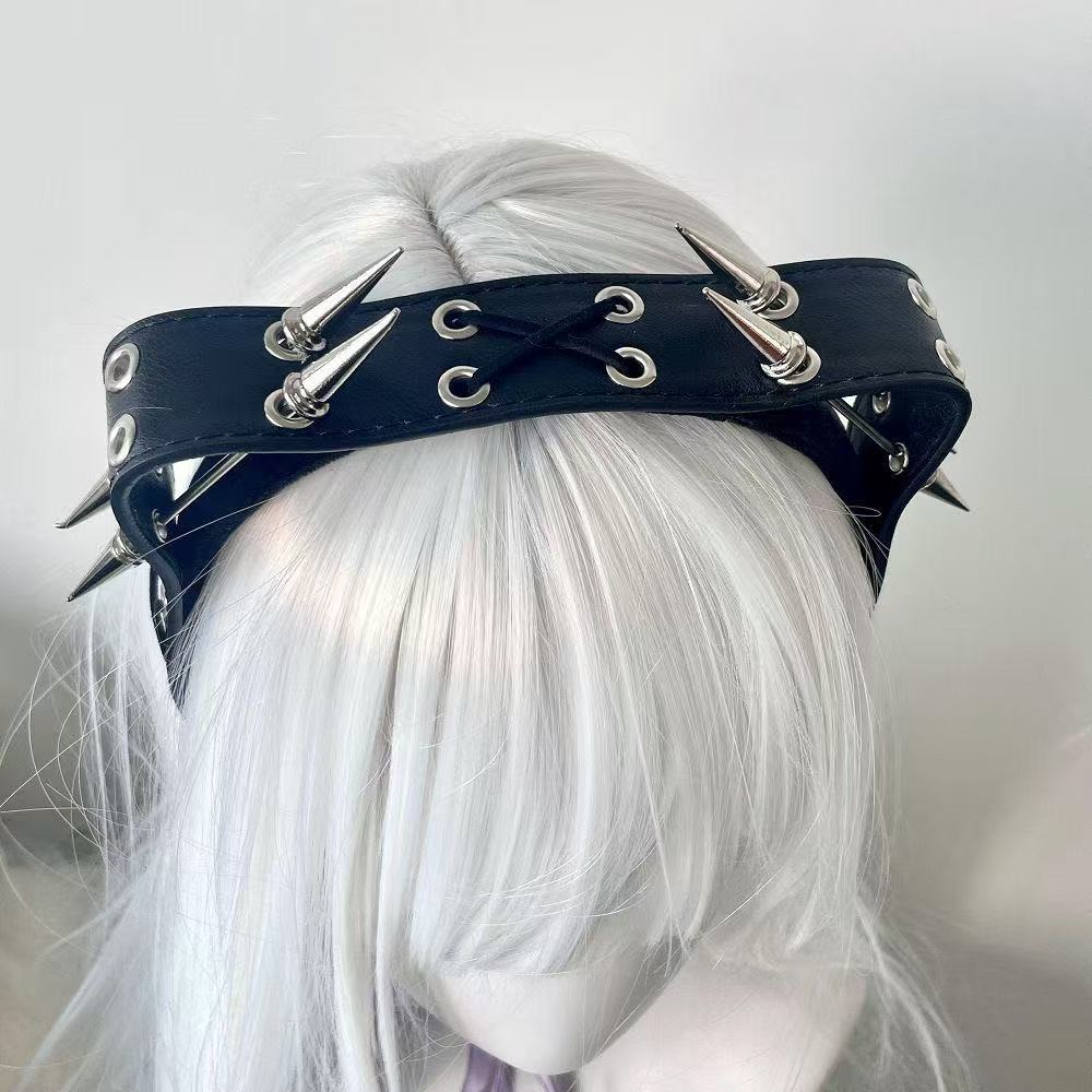 Punk Harajuku Rivet Headband,  - Ring Toss Outdoor review and price