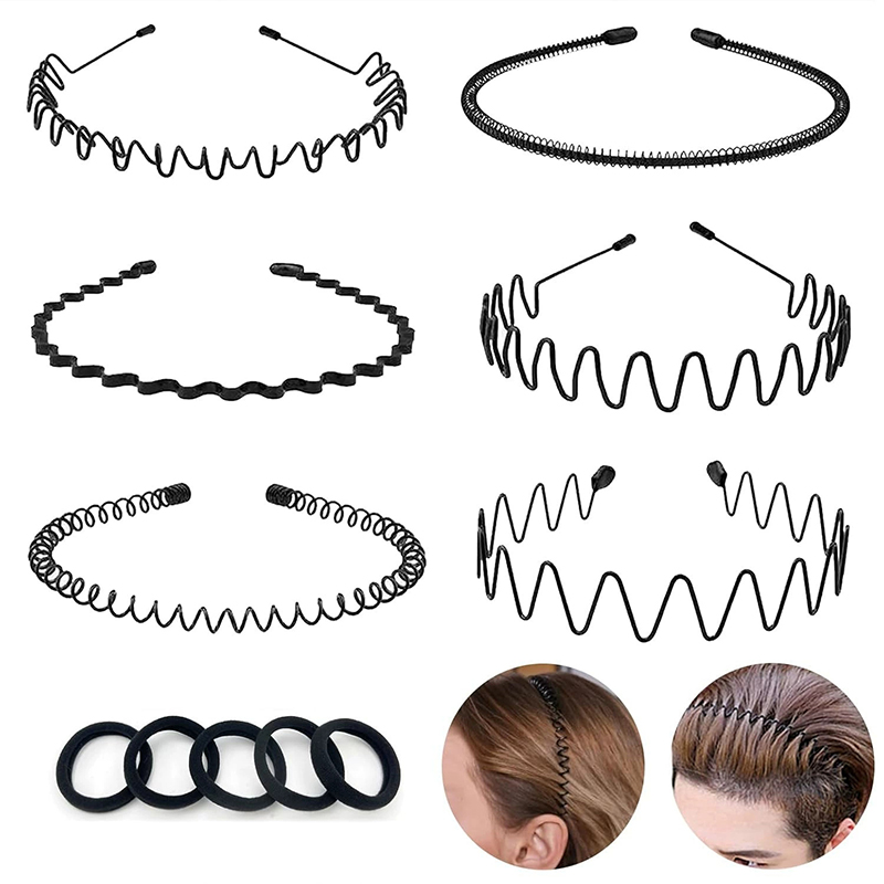 Unisex Metal Wavy Spring Hair  - Ring Toss Outdoor review and price