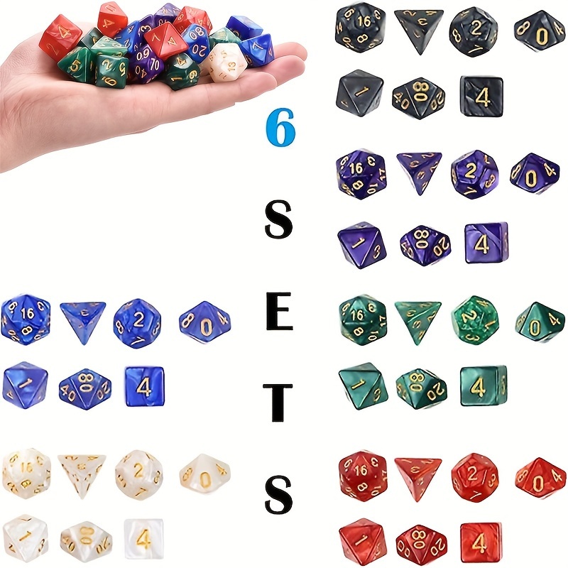 42PCS Multi-Sided Dice Set 6 C - Play Friends Party Games review and price