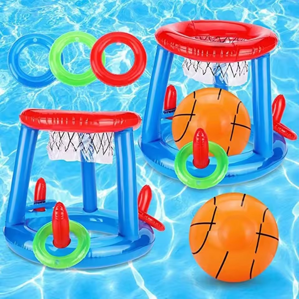 Inflatable Floating Basketball - Ring Toss Outdoor review and price
