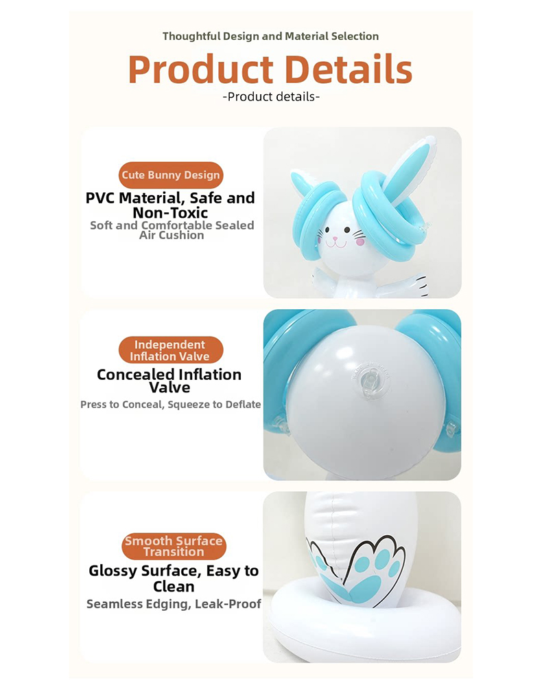 Easter Inflatable Bunny Ring T - Ring Toss Outdoor review and price